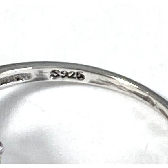 925 Sterling Silver Ring Citrine Rectangular 2.12g Size 7 - Picture 13 of 16